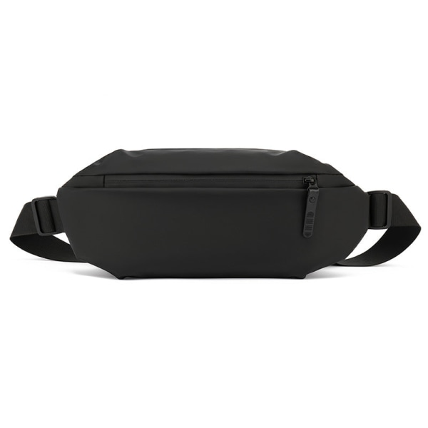 Fanny Pack Løbebælte Taljetaske Organizer Casual Vandtæt Enkel Black