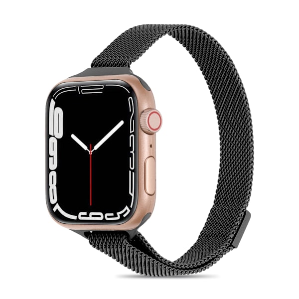 Urrem til Apple Watch iWatch 38/40/41/ 10. generation 42mm sort