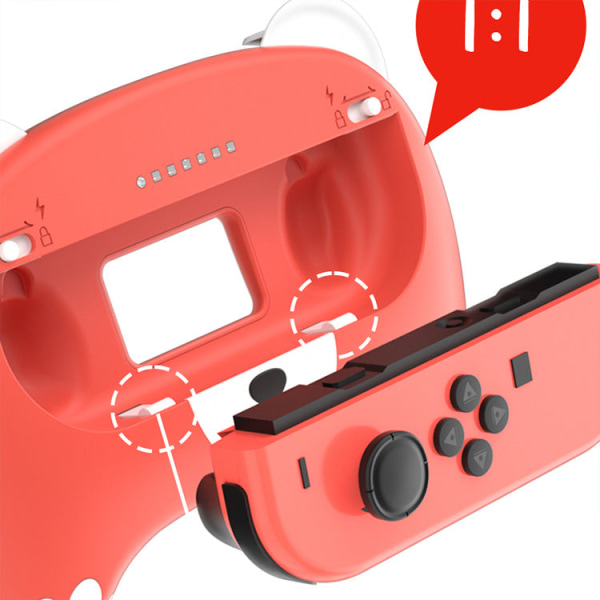 För Nintendo Switch Handle Grip Pro Game Nintendo Accessories NS Perifer Perifer JoyCon Grip Black