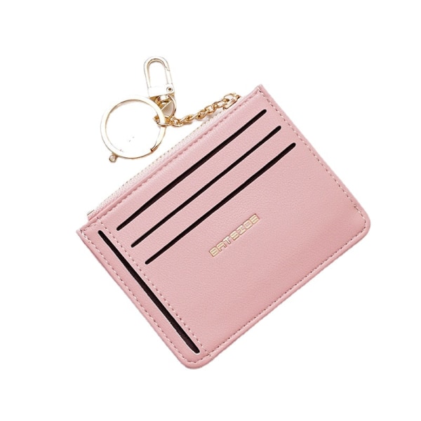 Kvinnors plånbok myntväska Kort mini japansk och koreansk stil Enkel multi-kort-fack Mode liten korthållare Lotus root starch