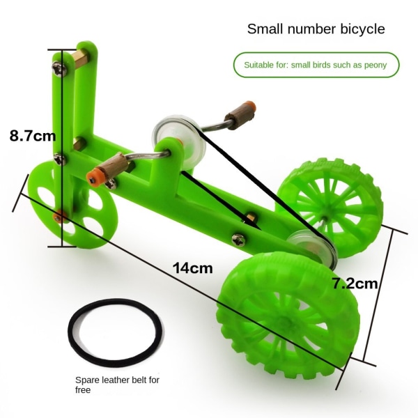 Säkra giftfria fågelleksaker Papegojaträning Cykelträning Fågelrekvisita Interaktiva leksaker Large Size