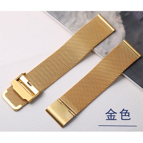 Klockarmband för Apple Watch iWatch för 38/40 guldgul