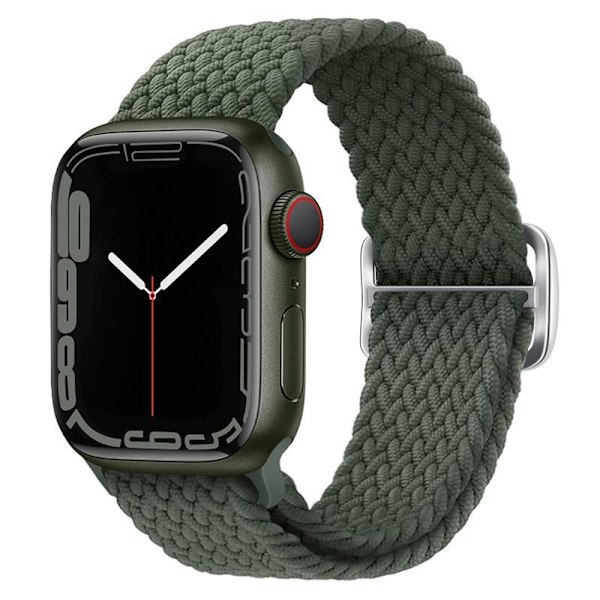 Klockarmband för Apple Watch iWatch 38/40/41/ 10:e generationen 42mm universal mörk oliv