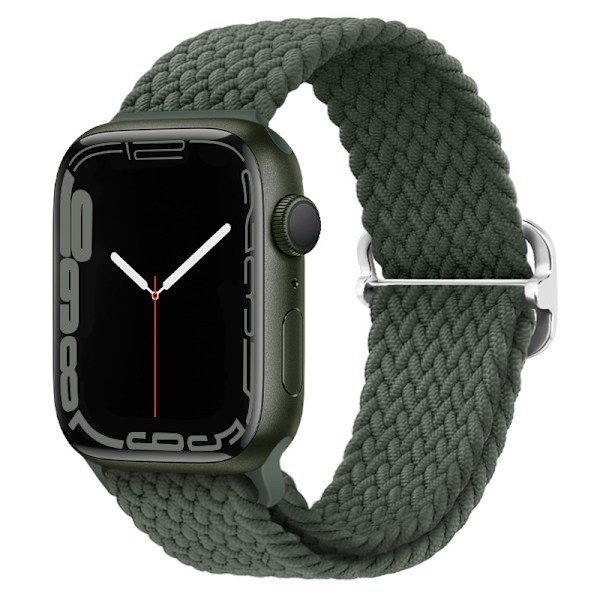 Klockarmband för Apple Watch iWatch 38/40/41mm Mörk Olivgrön