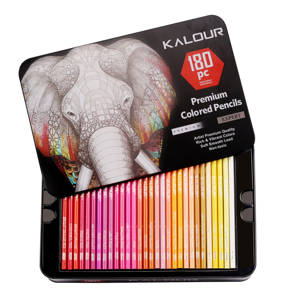 180 stk Oliefarvet blyant Art Supplies Painting Kit