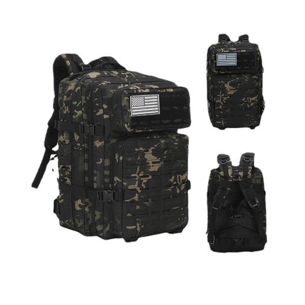 Miesten reppu Olkalaukku Ratsastus Tactical Travel Retkeily Patikointi Kiipeily Army Green