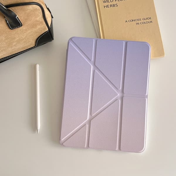 Etui til iPad 2024 Air 6 11\" M2 Gradient Lilla Foldbar Farve