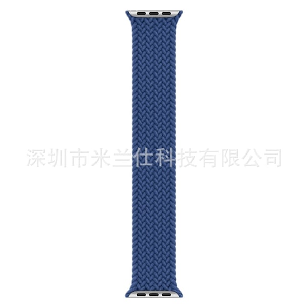 Klockarmband för Apple Watch iWatch 38/40/41/42mm-S10 XS storlek handledsomkrets 140-150mm 3 kall havsblå