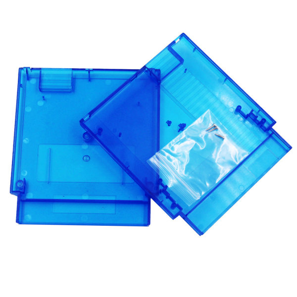 NES Game Card Box Game Card Shell 60 till 72 Converter Storage Box NES Game Card Box Translucent blue