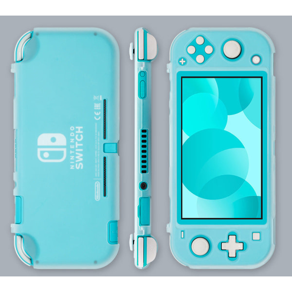 För Nintendo Switch Lite Skyddsskal Enfärgade färgglada överdrag Matt cover NS Frosted and  transparent