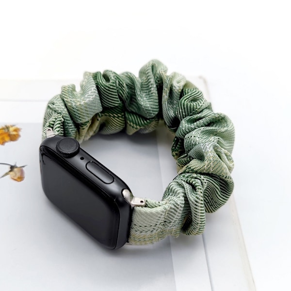 Urrem til Apple Watch iWatch Universal 22mm grøn ternet