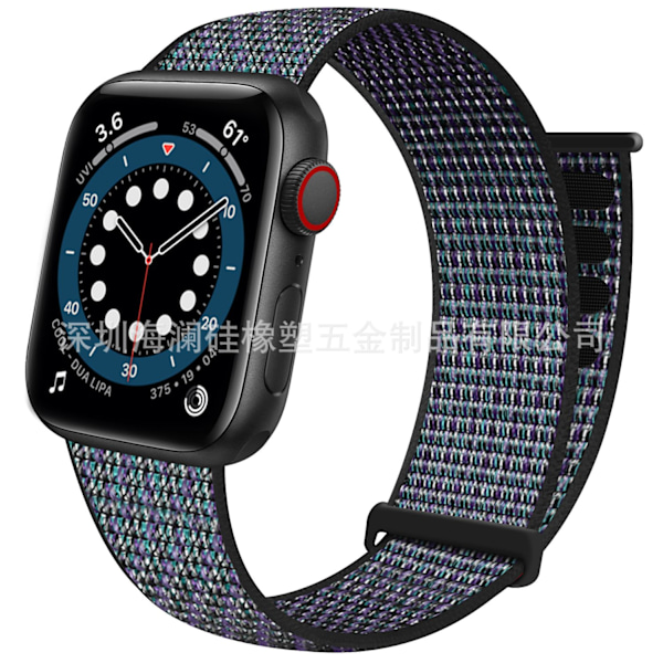 Klockarmband för Apple Watch iWatch 38/40/41/series10-42 Druvlila
