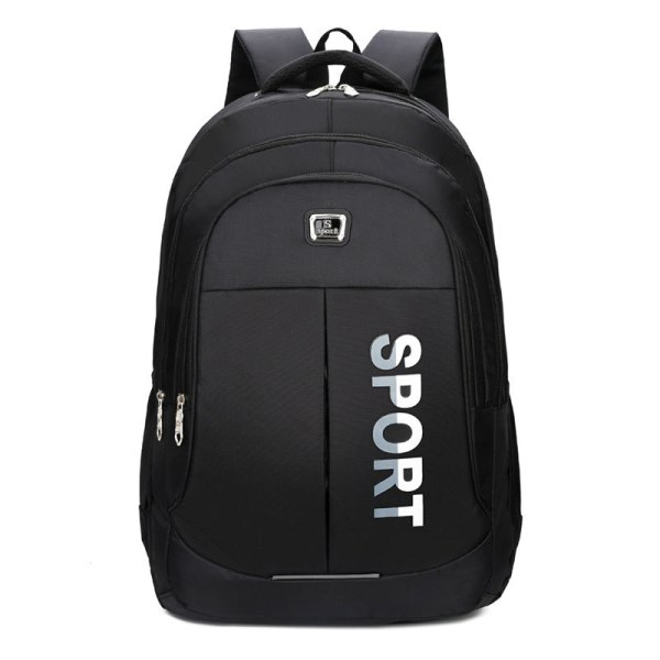 Skoleelev ryggsekk College Bookbag Reiseveske Multifunksjon Stor kapasitet Leisure Business Gray