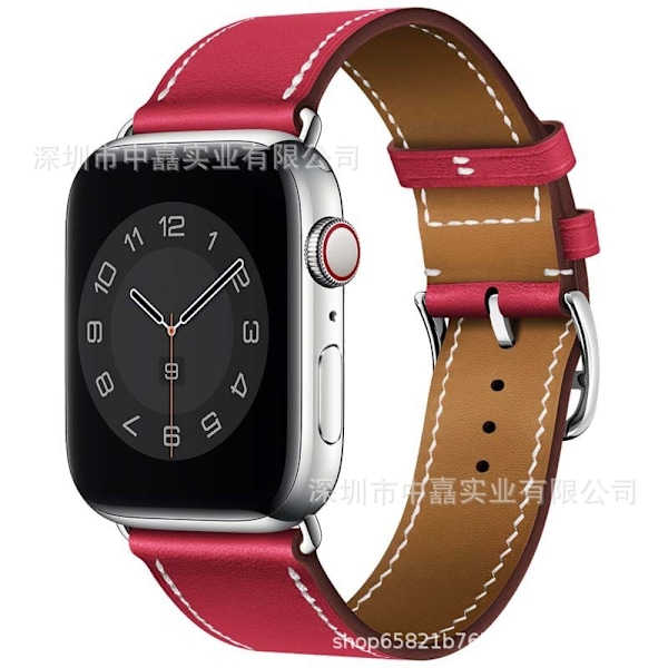 Kellon ranneke Apple Watch iWatch 42/44/45/49mm punainen