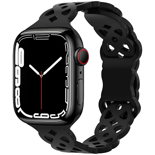 Urrem til Apple Watch iWatch 38/40/41/42mm Sort