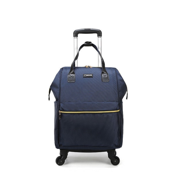 Box Bag Unisex rygsæk Rygsæk rejsebagagetaske Navy blue (trolley bag)