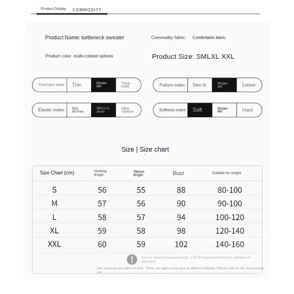 Strikkevarer for kvinner Høst Vinter Genser Cashmere Pile Krage Kamgarn Ull Base Skjorte Yttertøy Dark gray M