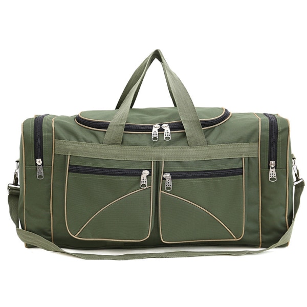 Ryggsekk Bagasjeveske Sammenleggbar sportsveske Oxford Cloth Bærbar Messenger Bag med stor kapasitet Green 30 inches