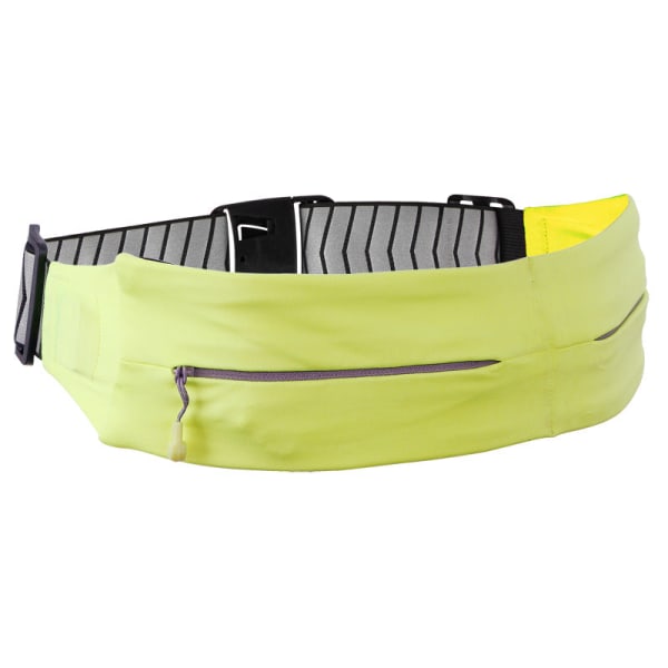 Fanny Pack Løpebelte Midjeveske Organiserer Sport Nattvandring Reflekterende Tyverisikring Fluorescent yellow 70-110cm