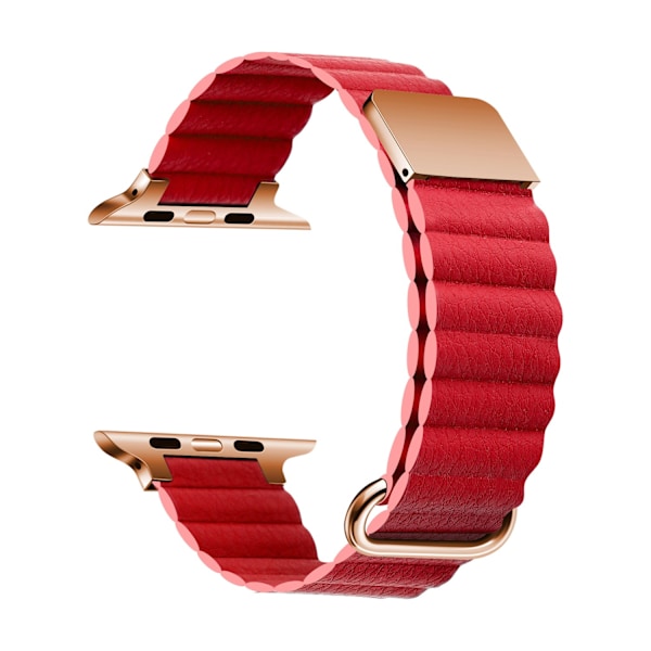 Kellon ranneke Apple Watch iWatch 42/44/45/49mm kirkkaanpunainen