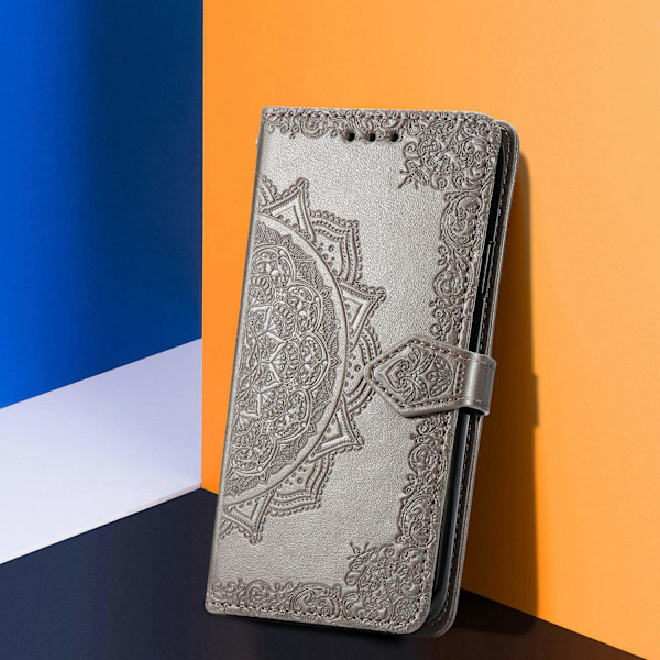 Etui til Samsung S25 edge grå Flip-kort