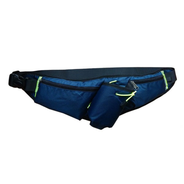 Fanny Pack Juoksuhihna Vyötärölaukku Organizer Urheilu Vedenpitävä Monitoiminen NO.10 Navy blue Large size