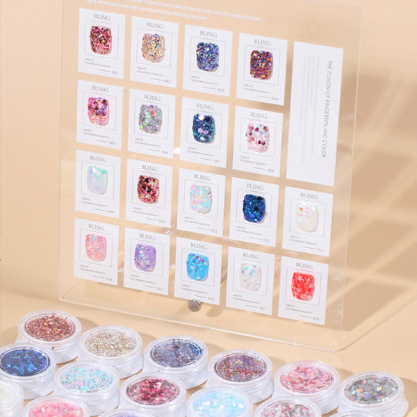 Kynsikoristeet Nail Art Ins Wind Glitter Hybrid Laser Hexagon paljetteihin Korean big sequins #04