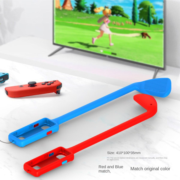 Switchille Mario Golf Grip NS Vasen ja Oikea kahva Body Feeling Grip Double Package NS Kahvakahva Blue and Red