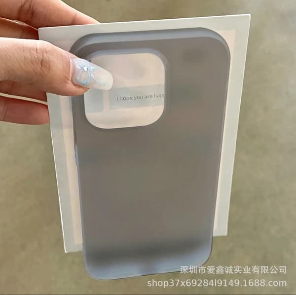2 stk. Etui til iPhone 17 Gennemskinnelig Sort Gradient Hudfølelse Sommer Anti-drop Blød