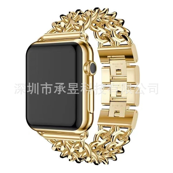 Urrem til Apple Watch iWatch 38/40/41/ 10. generation 42mm guld