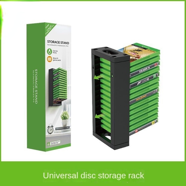 For PS-serien spill-cd-lagringsstativ X-one/X-serien vert enkeltlags spill-cd-lagringsstativ