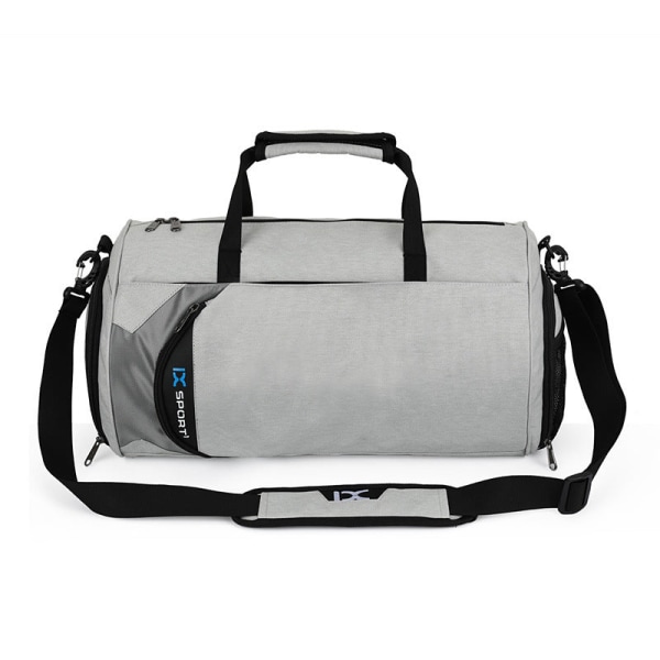 Reppu Universal Independent Shoe Pouch Travel Urheilureppu Swim Kannettava Messenger-olkalaukku Light gray
