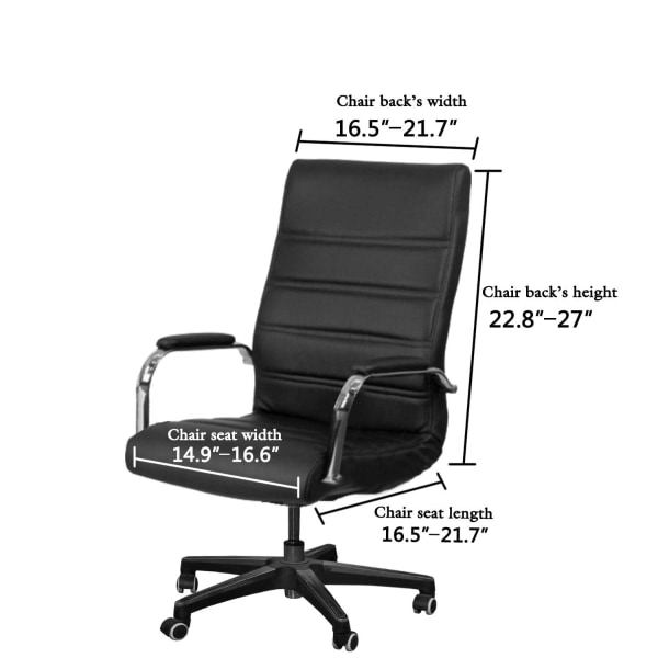 Sofa Stol Betræk Velvet Kontorstol Betræk Computer Stol Betræk Armlæn Sæde Betræk Genuine Leather L