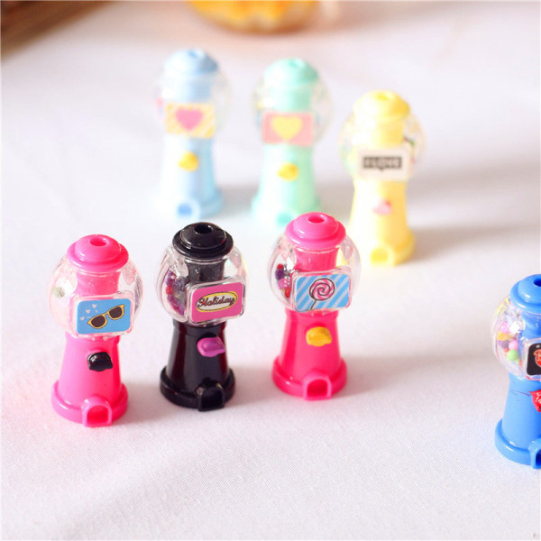 Miniatyrmöbler Leksak Dockor Hus Gör-det-själv dekoration Tillbehör Mini Gashapon Maskin Underhållningsrekvisita Random NO.2
