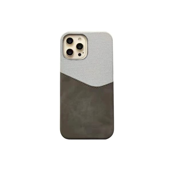 iPhone 17 Pro Max harmaa suojakotelo SIM-korttipaikalla ja lämmönpoistolla