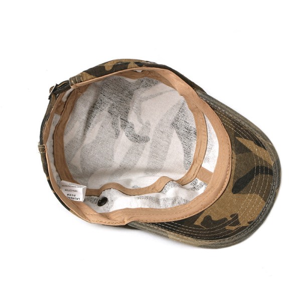 Baseballkasket 2022 Forår Sommer Solbeskyttelse Solskygge Camouflage Fritid spidskatte Brown Adjustable