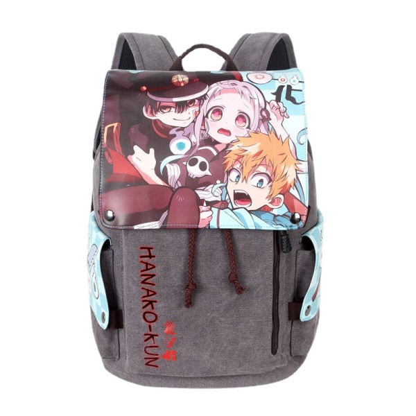 Kvinder pige rygsæk skuldertaske skoletaske Anime Perifer Naruto Student Canvas Fire Shadow Type B
