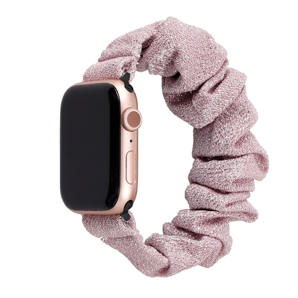 Klockarmband för Apple Watch iWatch 38/40/41 Storlek L Silver Metallkontakt Roséguld