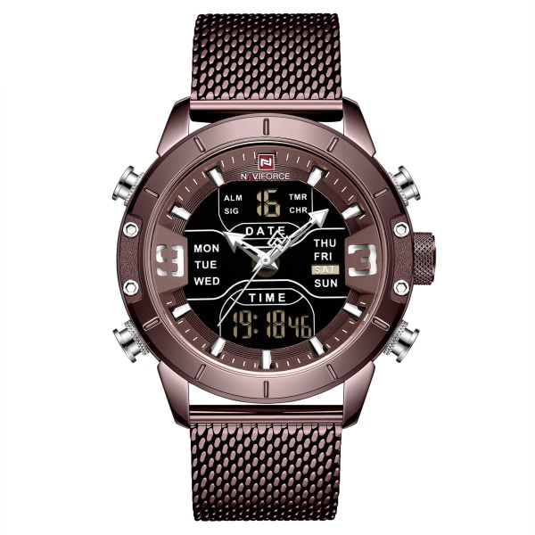 Herrmode Watch Quartz Waterproof Watch MZMW-9153 Dark purple