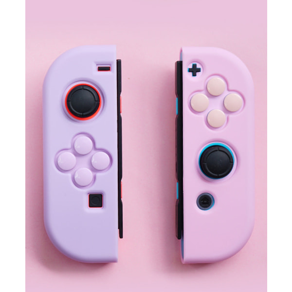 Til Nintendo Switch Lilla Pink Protective Shell Game Host Split Protective Cover Set Switch Accessories switch purple Pink