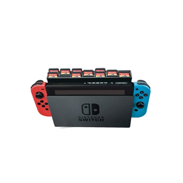 För Nintendo Switch Host Sätesklämma förvaringskassett 28 i 1 kortplats NS Game Card