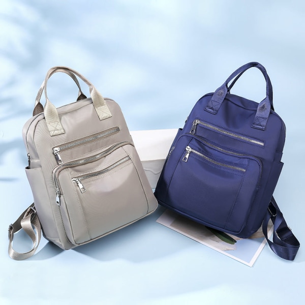 Kvinder pige rygsæk skuldertaske skoletaske Oxford Cloth Nylon Skole  Håndtaske Casual Stor Kapacitet Rejser Blue. a43f | Blue. | Fyndiq