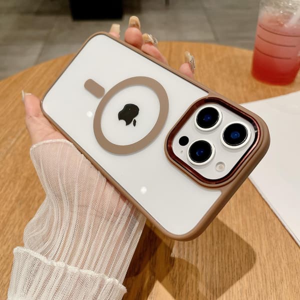 Deksel til iPhone 17 Pro Desert Gold Magnetisk Skjold
