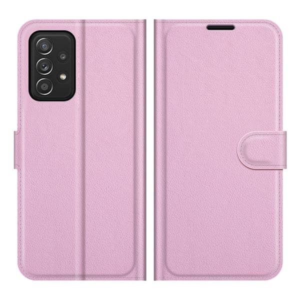 Etui til Samsung S23 Plus rosa Custom Flip Lær Pink