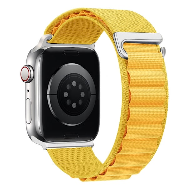 Urrem til Apple Watch iWatch 38/40/41mm rustfrit stål konnektor gul