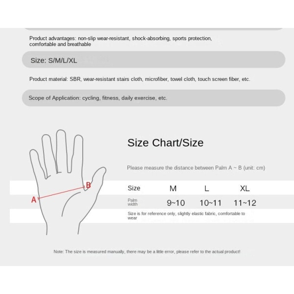 Kvinner Menn Sykkelhansker Utendørs berøringsskjerm Vår og sommer Solbeskyttelse Pustende sklisikker Black L