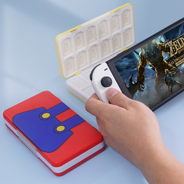 Til Nintendo Switch Lite Cassette Opbevaringsboks 48-Bit Cartoon Silikone Foring OLED Game Card Box Pikachu style