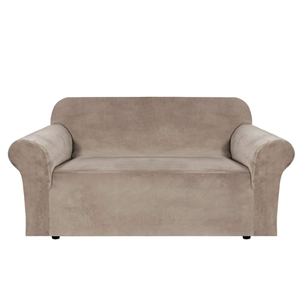Cover i ett stycke cover All-inclusive Hög elasticitet Cover för soffa Gray Four-seat
