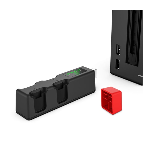 Til Switch Portable Mini USB Small Four Charge NS Venstre og højre Lille håndtag Sædeopladning