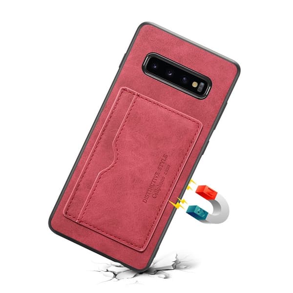 Kotelo iPhone 14 Plus -puhelimelle, punainen korttipaikka